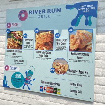 Slidewaters - Updated menu items as of June 2023. - Water Parks Near Me - Chelan, Washington Slidewaters - Updated menu items as of June 2023. - Water Parks Near Me - Chelan, Washington