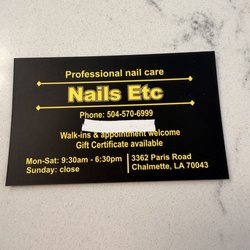 Nails Etc - UNDER NEW MANAGEMENT