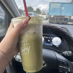 Strawberry matcha