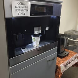 Pocono Sew and Vac - Free coffee and it was actually pretty good!