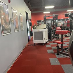 Workout Anytime Spring Hill - Industrial fan brought in to help with the broken AC problem.