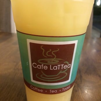Cafe LaTTea - Mango yogurt green tea no toppings 60% sweet. So good!!! - Cafes Near Me - Cupertino, California Cafe LaTTea - Mango yogurt green tea no toppings 60% sweet. So good!!! - Cafes Near Me - Cupertino, California