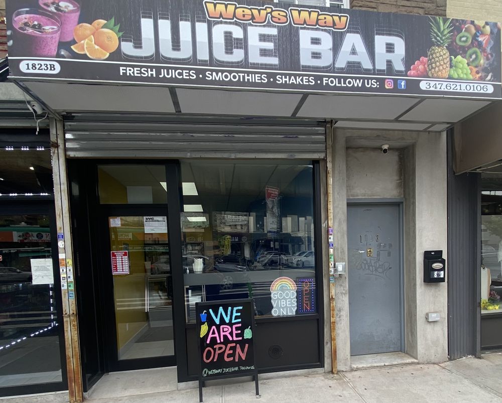 WEY’S WAY JUICE BAR Updated August 2024 18 Photos 1823 Hobart Ave, Bronx, New York Juice