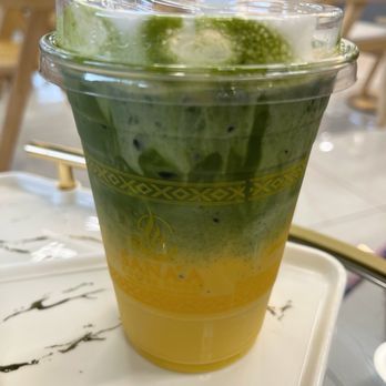 Sana’a Coffee House - Banana matcha latte - Coffee & Tea Near Me - Ypsilanti, Michigan Sana’a Coffee House - Banana matcha latte - Coffee & Tea Near Me - Ypsilanti, Michigan