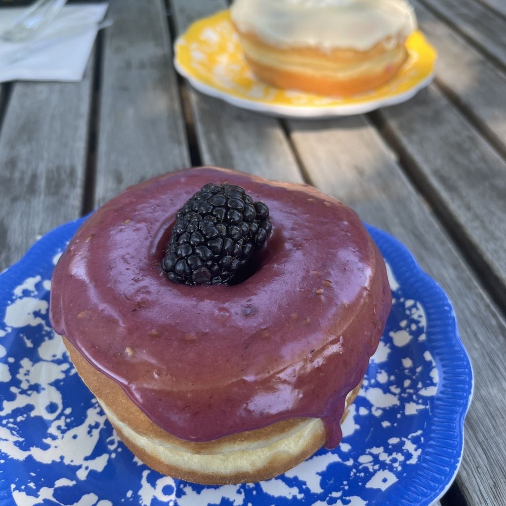 Twisted & Glazed - Blackberry donut and Pineapple piña colada donut - Acai Bowls Near Me - Paso Robles, California Twisted & Glazed - Blackberry donut and Pineapple piña colada donut - Acai Bowls Near Me - Paso Robles, California