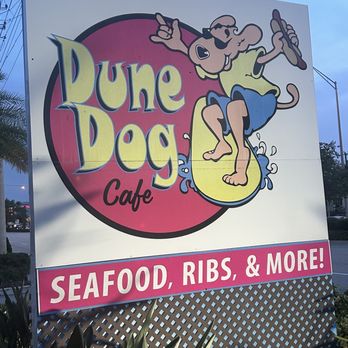 Dune Dog Cafe - The signage - Seafood Near Me - Stuart, Florida