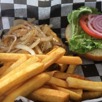 Garfinkel's - Burger and fries = delicious - Sports Bars Near Me - Vail, Colorado