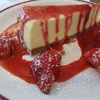 The Black Whale - cheese cake with strawberries - New American Near Me - Bronx, New York The Black Whale - cheese cake with strawberries - New American Near Me - Bronx, New York