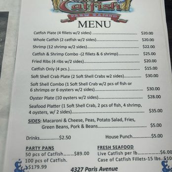 Williby's Catfish - Menu - Seafood Markets Near Me - New Orleans, Louisiana