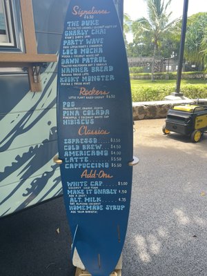Menu photo 6 Kooks Coffee Honolulu, HI