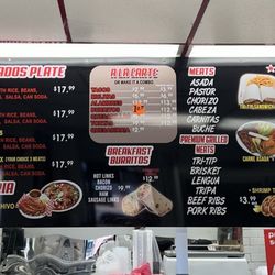 El Asadero Bros - Menu 10/24/25