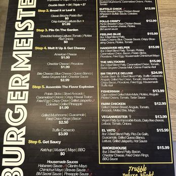 Burgermeister - Brickell - Menu - Burgers Near Me - Miami, Florida