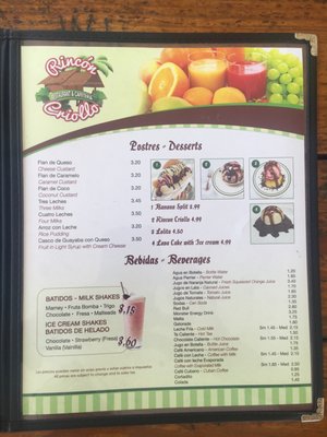 Menu photo 7 Rincon Criollo Restaurant Miami, FL