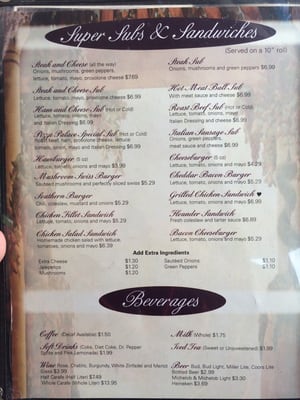 Menu photo 1 Pizza Palace Fayetteville, NC Menu photo 1 Pizza Palace Fayetteville, NC