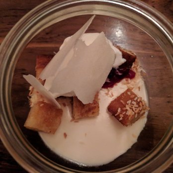 Uchi Dallas - Miso Panna Cotta ($9) - 5 stars. The smoothest panna cotta I've had! I couldn't get enough of the coconut/barley. Sat dinner 2017-11-04 - Japanese Near Me - Dallas, Texas Uchi Dallas - Miso Panna Cotta ($9) - 5 stars. The smoothest panna cotta I've had! I couldn't get enough of the coconut/barley. Sat dinner 2017-11-04 - Japanese Near Me - Dallas, Texas