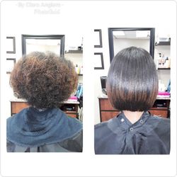 Hair Straightening: Envy Me Hair Salon - Dominican blowout by Clara Anglero. Call to book your appointment 407-914-0024.