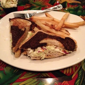 Rainforest Cafe - Custom Turkey Rueben w/ Coleslaw & fries - American Near Me - Auburn Hills, Michigan Rainforest Cafe - Custom Turkey Rueben w/ Coleslaw & fries - American Near Me - Auburn Hills, Michigan