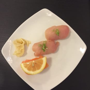 Sushi 86 - Yellowtail and salmon nigiri - Sushi Bars Near Me - Cleveland, Ohio Sushi 86 - Yellowtail and salmon nigiri - Sushi Bars Near Me - Cleveland, Ohio