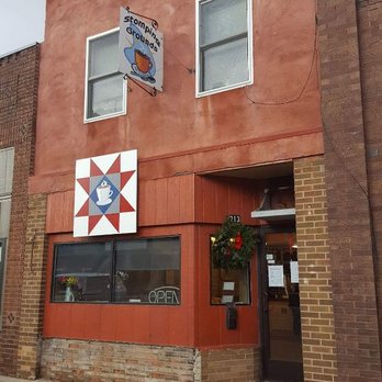 Stomping Grounds - a brick building with a red door - Coffee & Tea Near Me - Staples, Minnesota Stomping Grounds - a brick building with a red door - Coffee & Tea Near Me - Staples, Minnesota