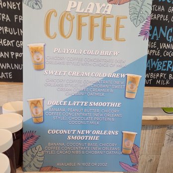 Playa Bowls - Coffee menu November 2024 - Juice Bars & Smoothies Near Me - Avon, Connecticut Playa Bowls - Coffee menu November 2024 - Juice Bars & Smoothies Near Me - Avon, Connecticut