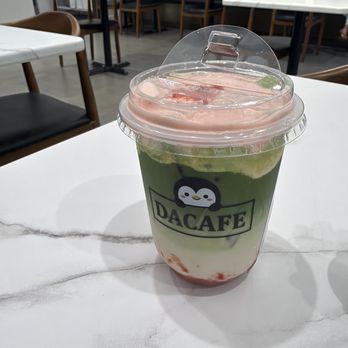 DACAFÉ  - Stawberry Matcha - Bubble Tea Near Me - San Diego, California