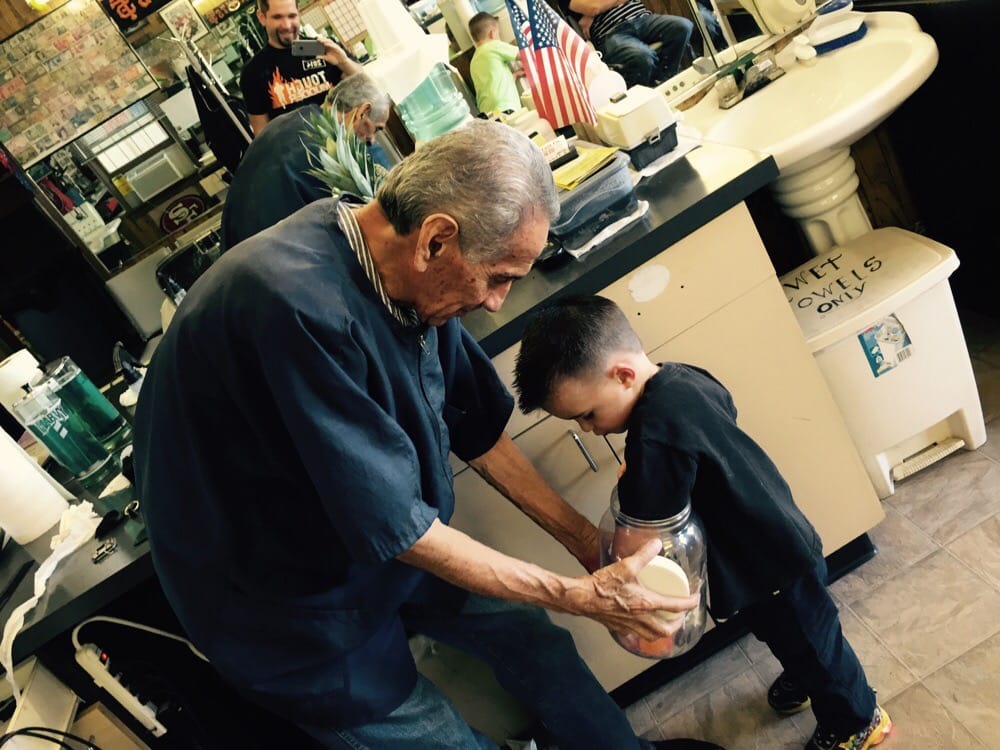 Vasquez Barber Shop Logo