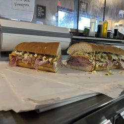 The Sandwich Shop - This sandwich was a double meat, double cheese, that a customer came in today and got. Yummm