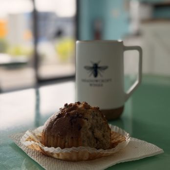 The Hawk's Hive Cafe - Banana nut muffin and house coffee - Coffee & Tea Near Me - Hudson, Florida The Hawk's Hive Cafe - Banana nut muffin and house coffee - Coffee & Tea Near Me - Hudson, Florida