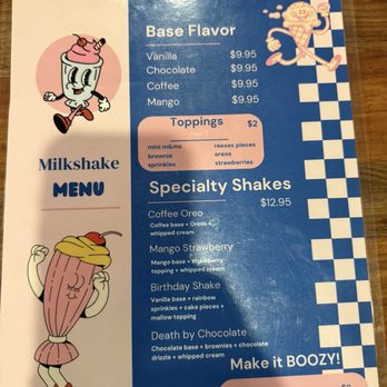 Sergio's - Milkshake Menu - Pizza Near Me - Midlothian, Virginia Sergio's - Milkshake Menu - Pizza Near Me - Midlothian, Virginia