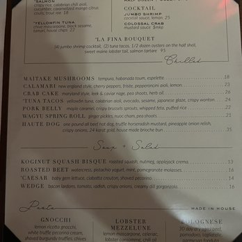 La Fina - Menu 1 - Seafood Near Me - Andover, Massachusetts La Fina - Menu 1 - Seafood Near Me - Andover, Massachusetts