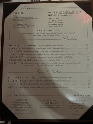 Menu photo 3 La Fina Andover, MA Menu photo 3 La Fina Andover, MA