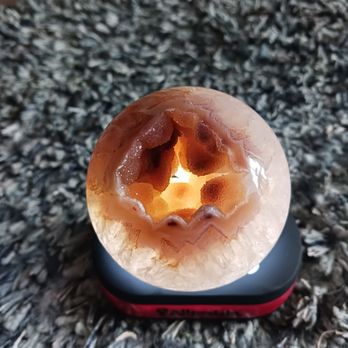 Southwestern Minerals - light under agate sphere - Jewelry Near Me - Albuquerque, New Mexico Southwestern Minerals - light under agate sphere - Jewelry Near Me - Albuquerque, New Mexico