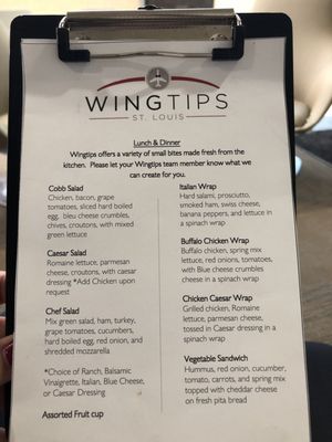Menu photo 7 Wingtips Lounge St. Louis, MO