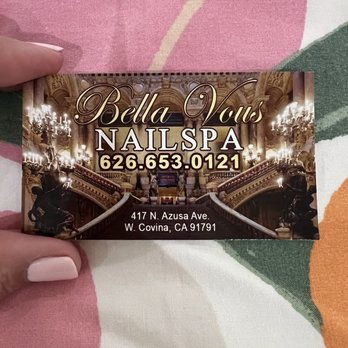 Bella Vous Nail Spa - I will definitely be back! - Nail Salons Near Me - West Covina, California Bella Vous Nail Spa - I will definitely be back! - Nail Salons Near Me - West Covina, California
