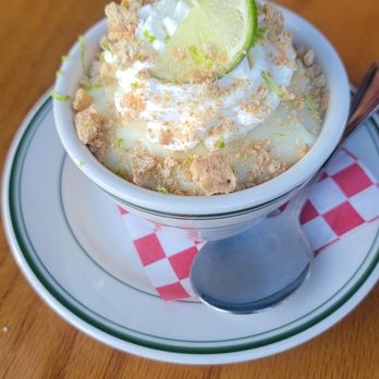The Salty Pearl - Key Lime Pie served parfait style - Seafood Near Me - Oakland, California