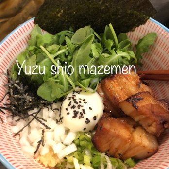 Beat Mazesoba - Yuzu shio mazemen - Ramen Near Me - Flushing, New York Beat Mazesoba - Yuzu shio mazemen - Ramen Near Me - Flushing, New York