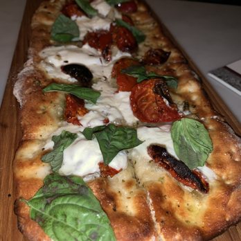 Ella Elli - Burrata flatbread - Wine Bars Near Me - Chicago, Illinois