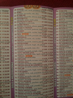 Menu photo 2 Pizzeria d'Asporto IN Milan, MI Menu photo 2 Pizzeria d'Asporto IN Milan, MI