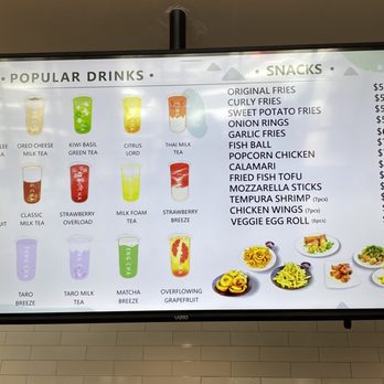 Feng Cha - Milpitas - Drink and snacks menu - Desserts Near Me - Milpitas, California Feng Cha - Milpitas - Drink and snacks menu - Desserts Near Me - Milpitas, California