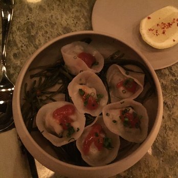 Westlight - Shrimp dumplings. One of my favorites. - Tapas/Small Plates Near Me - Brooklyn, New York