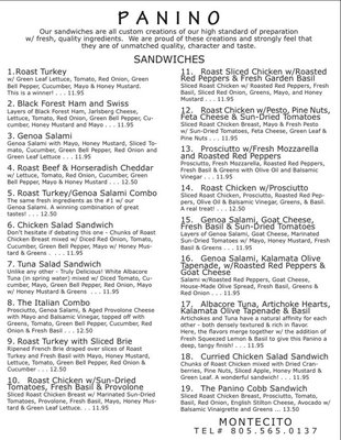 Menu photo 2 Panino Santa Barbara, CA