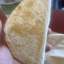 Taco Time - Didn't cut the quesadilla and had no seasoning on the quesadilla