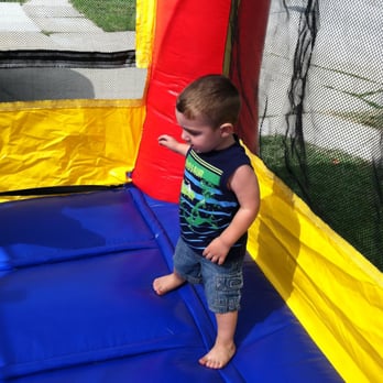 Let's Party Inflatables - Jayden enjoying the Magic Castle - Home & Garden Near Me
