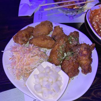 Hong Dae Pocha - Half Fried/Half Sweet Spicy fried chicken - Korean Near Me - Santa Clara, California Hong Dae Pocha - Half Fried/Half Sweet Spicy fried chicken - Korean Near Me - Santa Clara, California