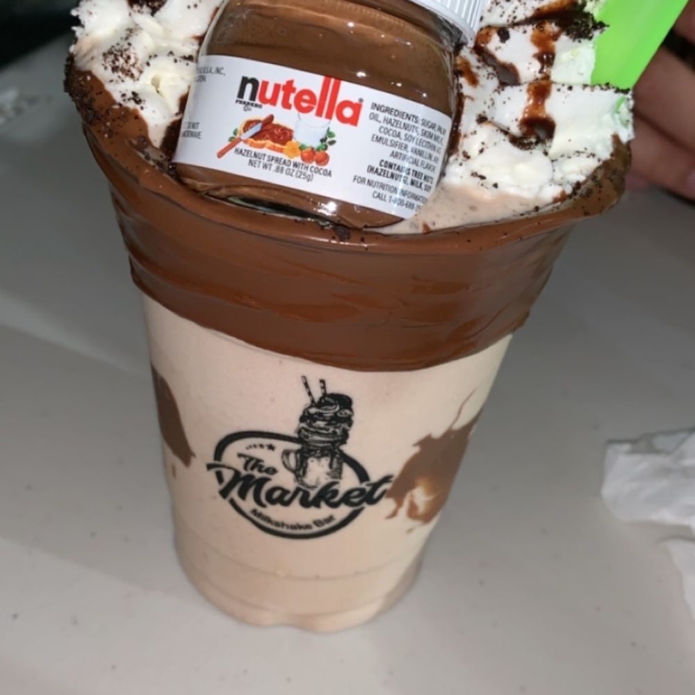 The Market Milkshake Bar - Nutella milkshake - Food Trucks Near Me - Hialeah, Florida The Market Milkshake Bar - Nutella milkshake - Food Trucks Near Me - Hialeah, Florida