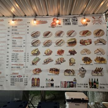 Percheron - Physically large menu!  Note the Thrifty ice cream! - Mexican Near Me - Tucson, Arizona