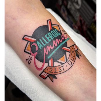 Torch Tattoo - Go Ducks! - Tattoo Near Me - Anaheim, California