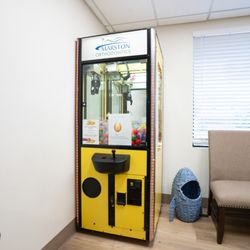 Marston Orthodontics - Everyone love the Claw Machine!  Where else can you get braces, Invisalign and prizes?