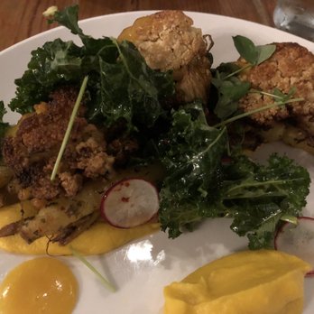 PinPoint Restaurant - Smoked cauliflower - New American Near Me - Wilmington, North Carolina