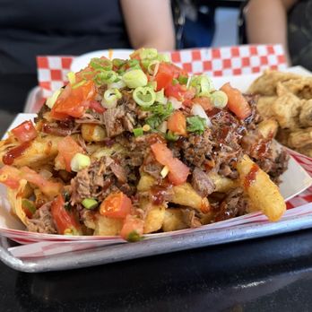 Jackie’s Place - Loaded fries and chicken pieces - Soul Food Near Me - San Jose, California